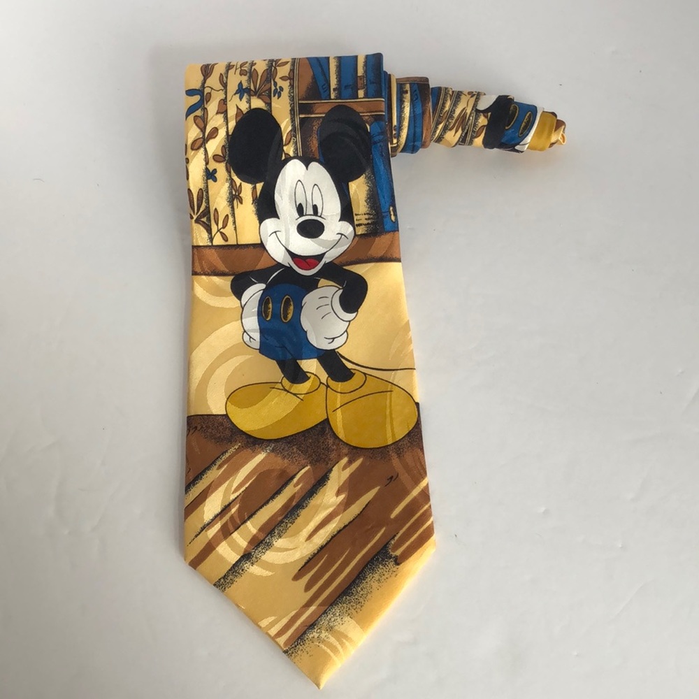 Mickey Unlimited Mickey Mouse Silk Tie Library